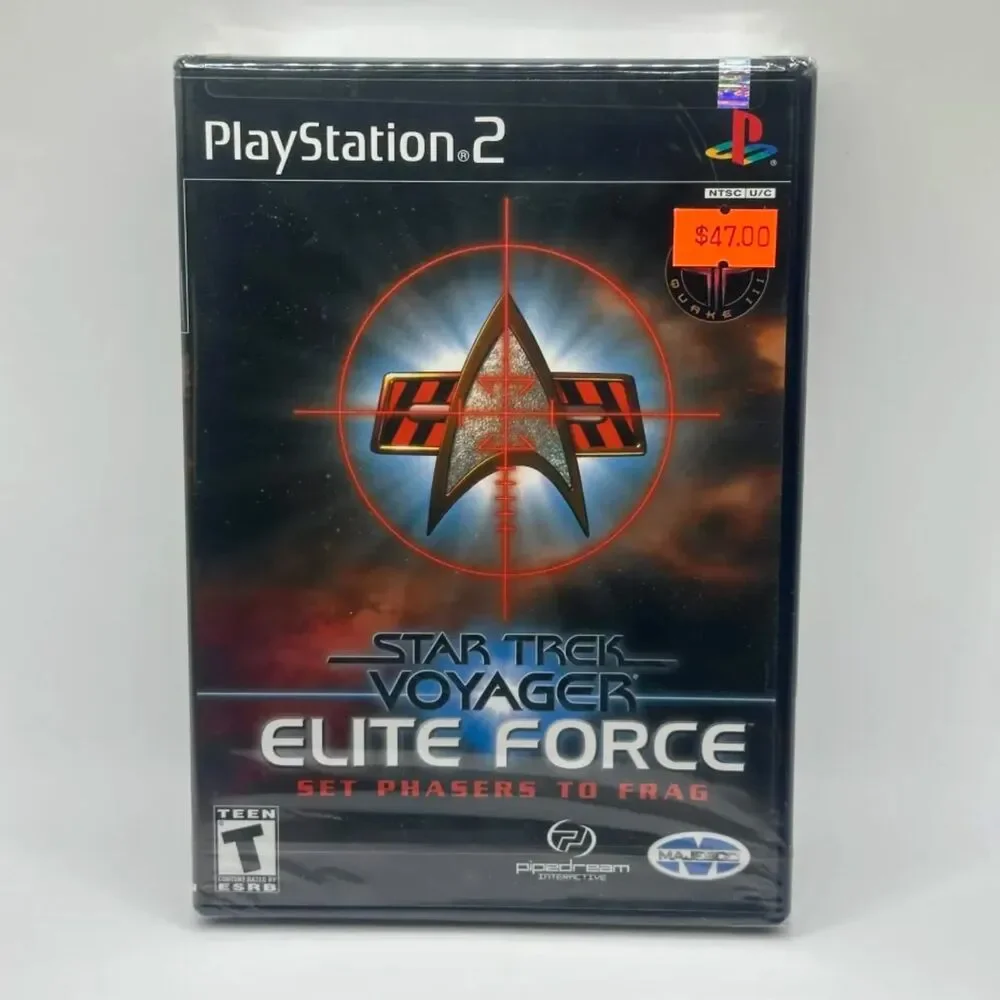 Star Trek: Voyager Elite Force Majesco Sony Playstation 2 PS2 Brand NEW SEALED